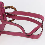 Gucci Vintage Bamboo Backpack Suede Small - image 18