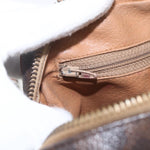 Celine Vintage Macadam Shoulder Bag Canvas and Leather - image 12