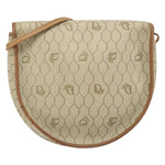 Christian Dior Vintage Honeycomb Shoulder Bag Canvas and Leather - image 2