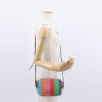 Valentino Garavani Rockstud 1973 Camera Crossbody Bag Striped Leather - image 14