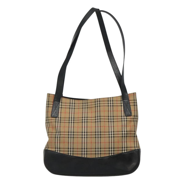 Burberry Nova Check Tote Canvas and Leather