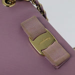 Salvatore Ferragamo Vara Bow Chain Tote Leather Medium - image 13