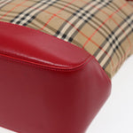 Burberry Nova Check Tote Canvas and Leather - image 9