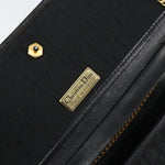 Christian Dior Vintage Chain Flap Shoulder Bag Diorissimo Canvas Medium - image 6