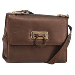 Salvatore Ferragamo Gancini Shoulder Bag Leather - image 15