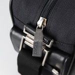 Versace Front Pocket Shoulder Bag Leather and Canvas - image 14