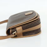 Celine Vintage Macadam Shoulder Bag Canvas and Leather - image 3