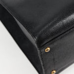 Chanel Vintage CC Lock Pocket Chain Tote Caviar Medium - image 9