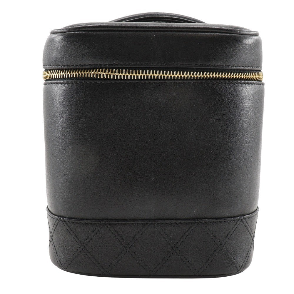 Chanel Vintage Cosmetic Case Leather Tall - image 1