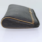 Christian Dior Vintage Honeycomb Zip Pouch Canvas and Leather - image 4