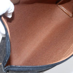 Christian Dior Vintage Honeycomb Zip Pouch Canvas and Leather - image 14