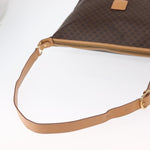 Celine Vintage Macadam Shoulder Bag Canvas and Leather - image 7