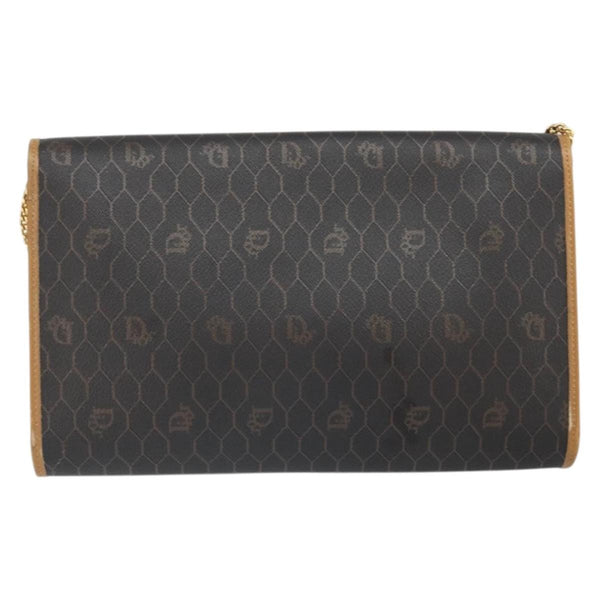 Christian Dior Vintage Honeycomb chain Canvas