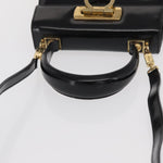 Salvatore Ferragamo Gancini Convertible Top Handle Bag Patent Leather - image 16