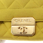 Chanel Chic With Me Flap Bag Quilted Jersey Mini - image 13