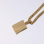 Christian Dior CD Pendant Necklace Gold-plated - image 4