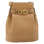 Salvatore Ferragamo Gancini Shoulder Bag Leather - image 1
