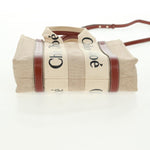 Chloe Woody Convertible Tote Canvas with Leather Small - image 14