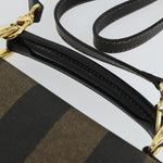 Fendi Vintage Pequin Briefcase Bag Coated Canvas Large - image 14