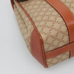 Celine Vintage Macadam Handbag Canvas and Leather - image 11