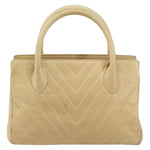 Chanel Vintage Convertible Tote Chevron Lambskin Medium - image 1