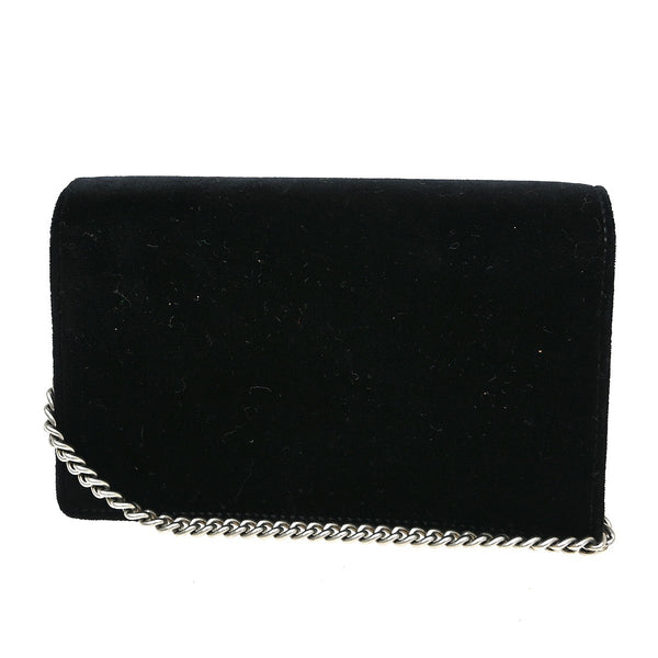 Gucci Dionysus Chain Wallet GG Velvet Small