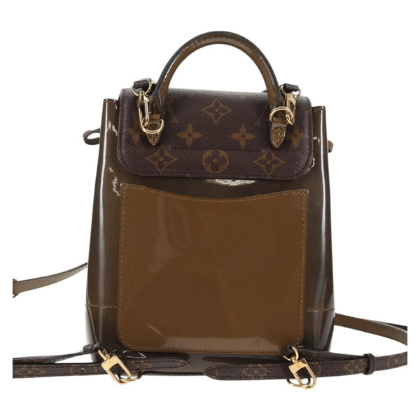 Louis Vuitton Hot Springs Backpack Vernis with Monogram Canvas