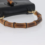 Gucci Vintage Convertible Bamboo Top Handle Bag Leather Medium - image 7