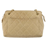 Chanel Vintage Camera Bag Quilted Leather Large - image 2