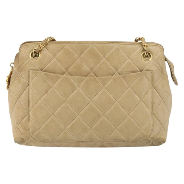 Chanel Vintage Camera Bag Quilted Leather Large