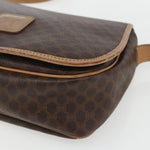 Celine Vintage Macadam Shoulder Bag Canvas and Leather - image 8