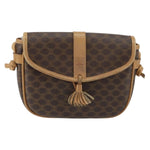 Celine Vintage Macadam Shoulder Bag Canvas and Leather - image 18