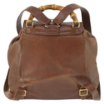 Gucci Vintage Bamboo Backpack Leather - image 2