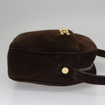 Salvatore Ferragamo Gancini Shoulder Bag Suede - image 3