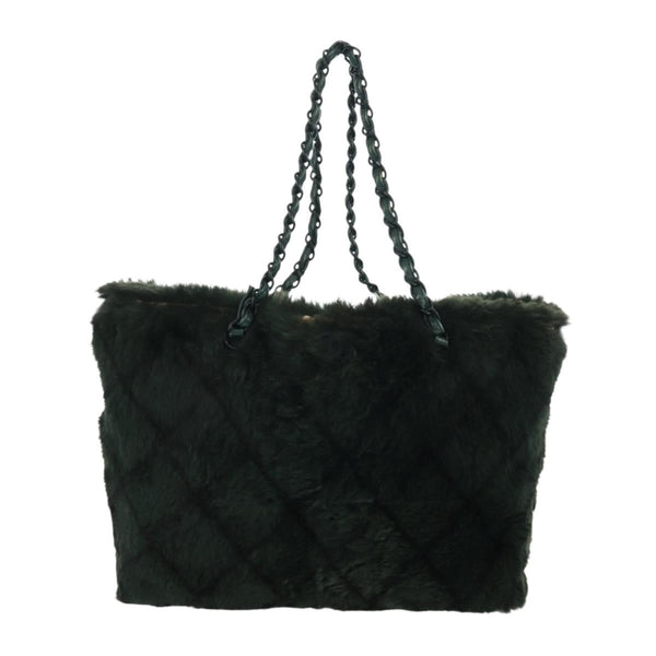 Chanel Chain Tote Lapin Fur Large - image 1