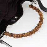Gucci Vintage Bamboo Handle Bag Nylon - image 8