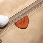 Celine Vintage Macadam Shoulder Bag Canvas and Leather - image 6
