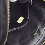 Chanel CC Mark Round chain black suede mini - image 8
