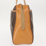 Celine Vintage Macadam Handbag Canvas and Leather - image 3
