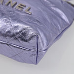 Chanel 22 Chain Hobo Quilted Calfskin Mini - image 12