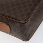Celine Vintage Macadam Shoulder Bag Canvas and Leather - image 11