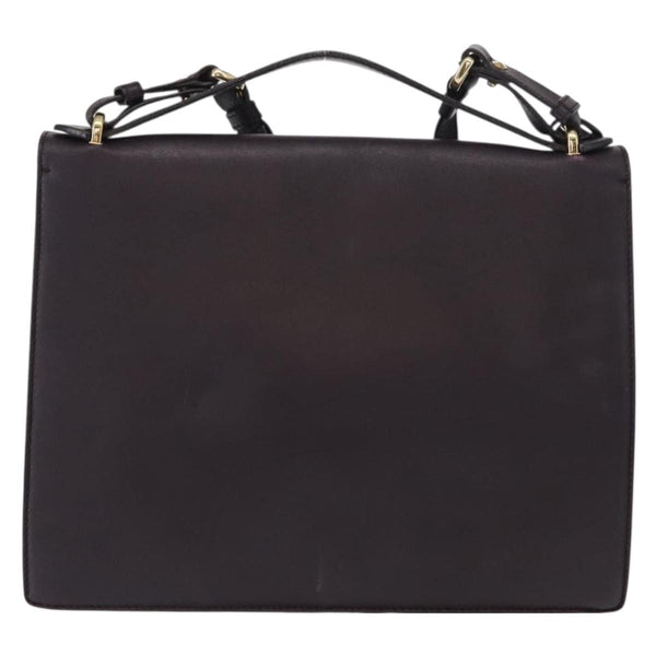 Salvatore Ferragamo Gancini Shoulder Bag Leather