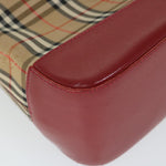 Burberry Nova Check Handbag Leather and Nylon - image 10