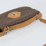 Celine Vintage Macadam Shoulder Bag Canvas and Leather - image 16