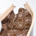 Salvatore Ferragamo Gancini Pouch Canvas - image 15