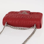Prada Gaufre Chain Flap Shoulder Bag Nappa Leather Small - image 13