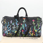 Louis Vuitton Keepall Bandouliere Bag Limited Edition Foliage Monogram Eclipse 50 - image 13