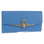 Salvatore Ferragamo Gancini Flap Continental Wallet Leather Long - image 14
