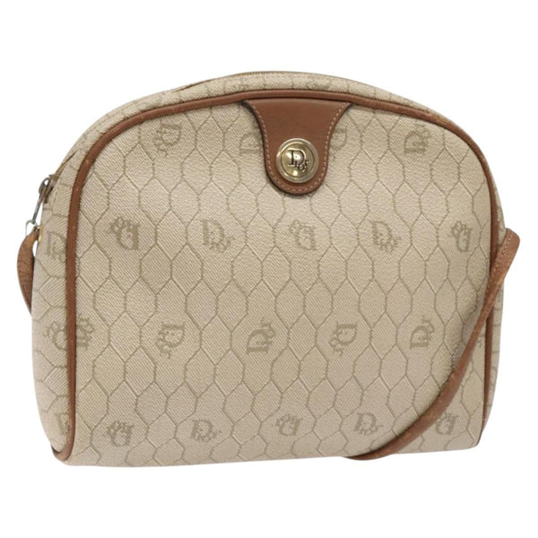 Christian Dior Vintage Honeycomb Shoulder Bag Canvas - image 1