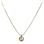 Christian Dior CD Round Pendant Necklace Metal - image 11